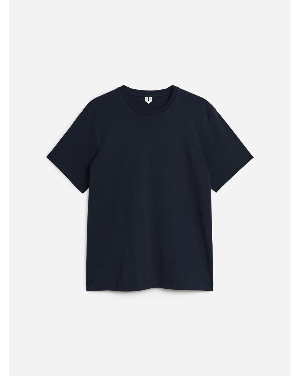 ARKET Blue 170 Gsm Regular T-Shirt for men
