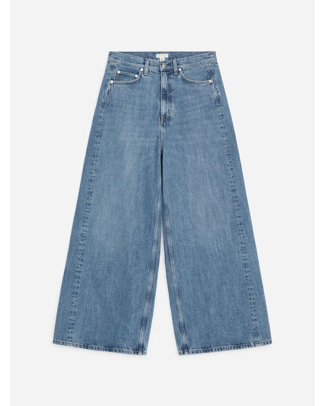 ARKET Blue Wide Jeans