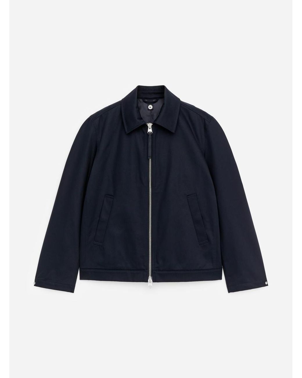 ARKET Blue Drizzler Cotton Jacket for men