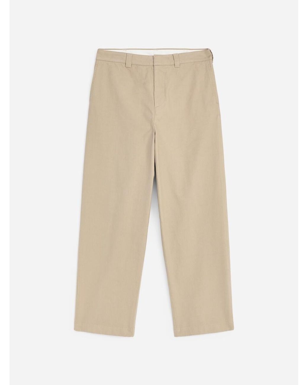 ARKET Natural Wide-Fit Workwear Chinos for men