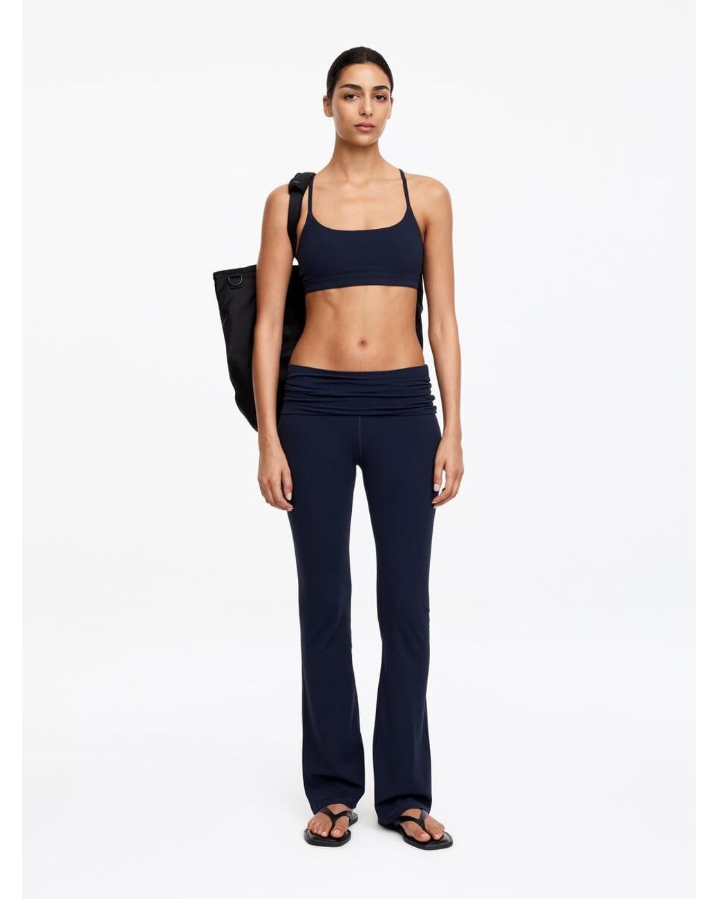 ARKET Blue Flared Leggings