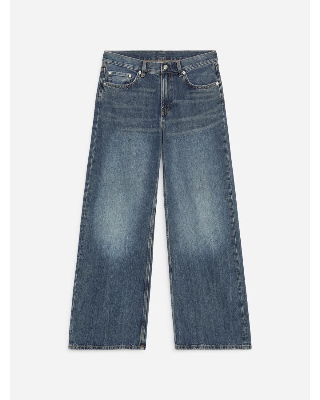 ARKET Blue Elm Low Flared Jeans