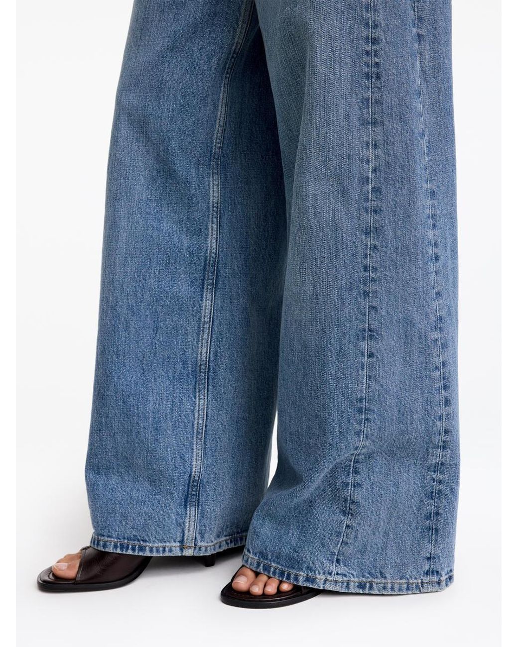 ARKET Blue Wide Jeans