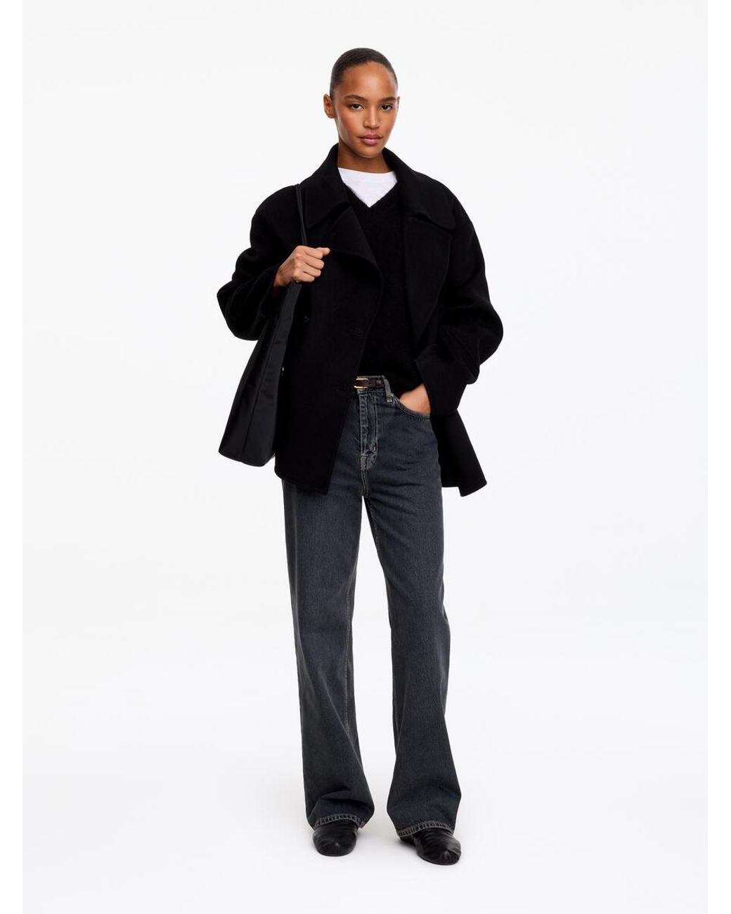 ARKET Blue Coral Wide Jeans