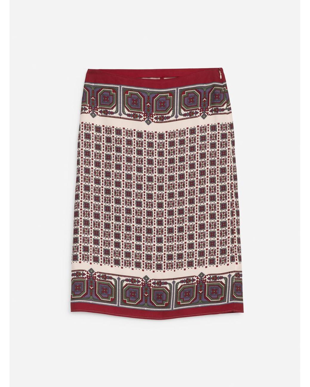 ARKET Multicolor Print Pencil Skirt