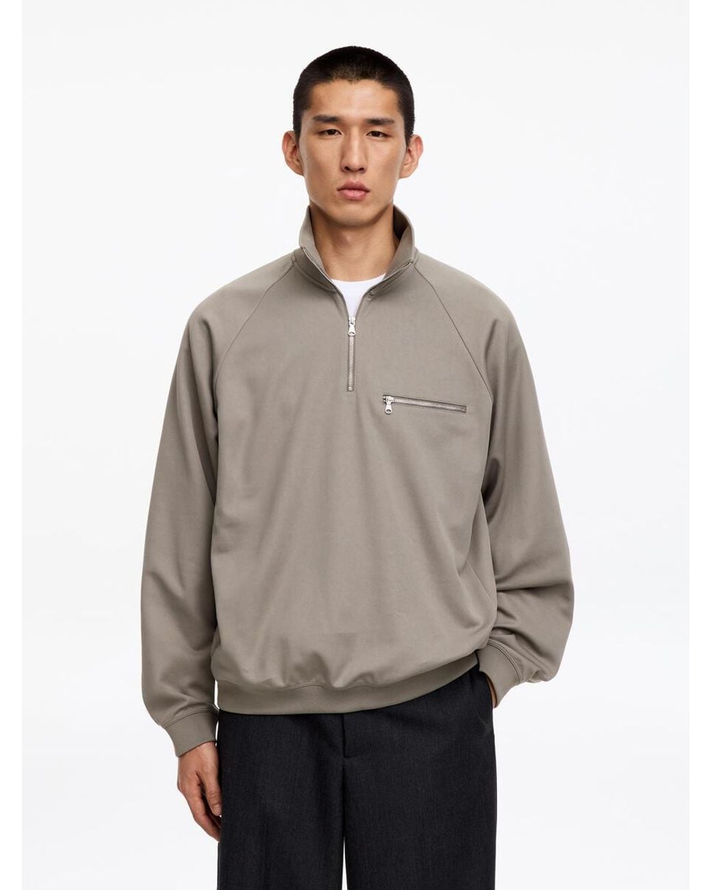 ARKET Gray Tracksuit Sweatshirt for men