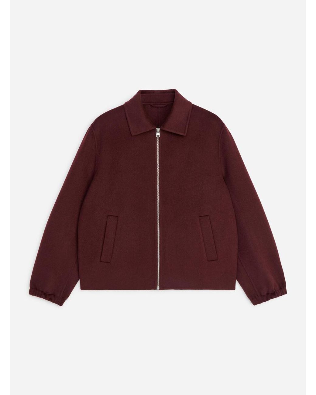 ARKET Red Wool Blend Doublé Jacket for men