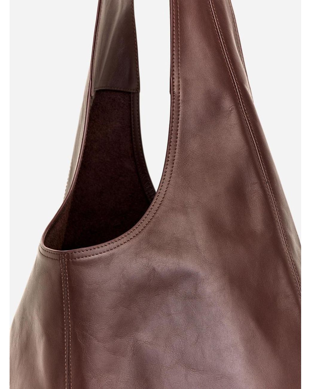 ARKET Natural Slouchy Leather Bag