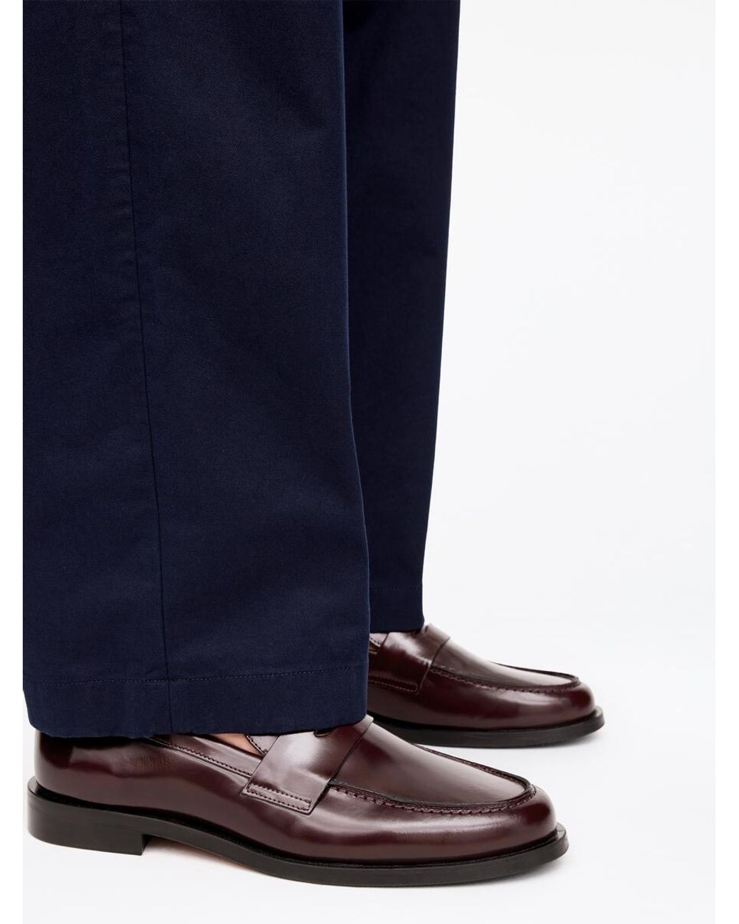 ARKET Blue Leather Loafers for men