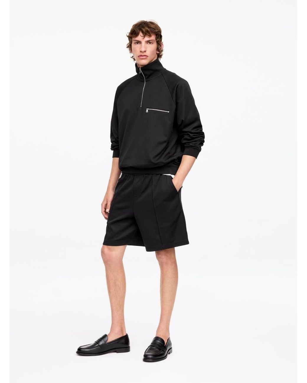 ARKET Black Tracksuit Sweatshirt for men