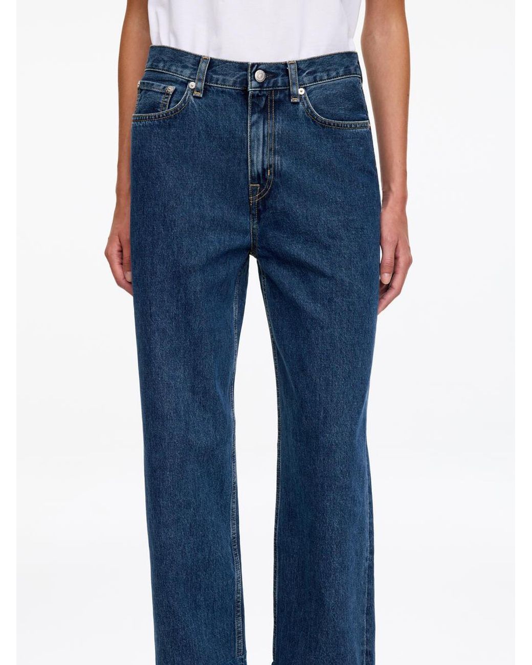 ARKET Blue Coral Wide Jeans