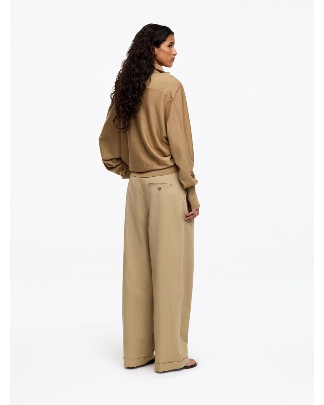 ARKET Natural Relaxed Chino Trousers