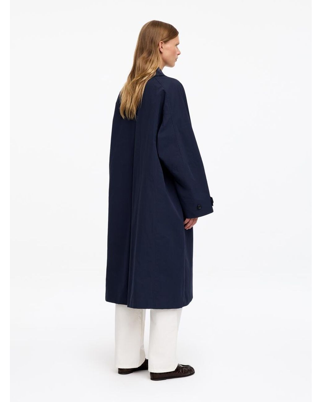 ARKET Blue Car Coat