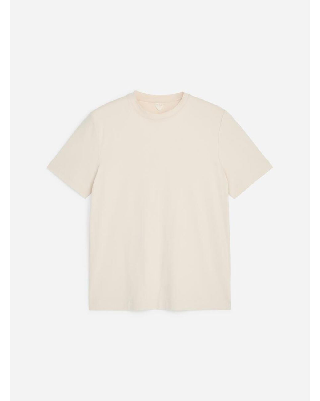 ARKET Natural Regular Interlock T-Shirt for men