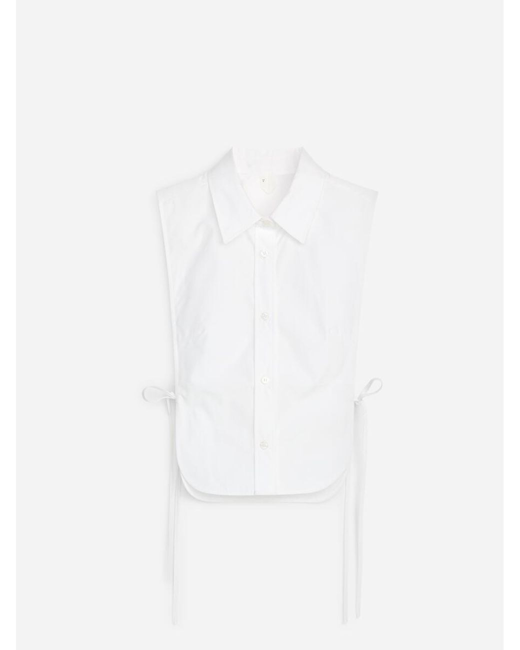 ARKET White Cotton Bib Shirt