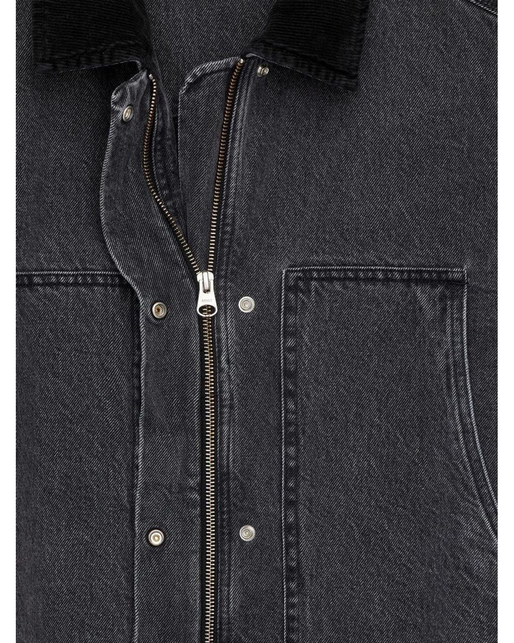 ARKET Black Cotton Canvas Jacket