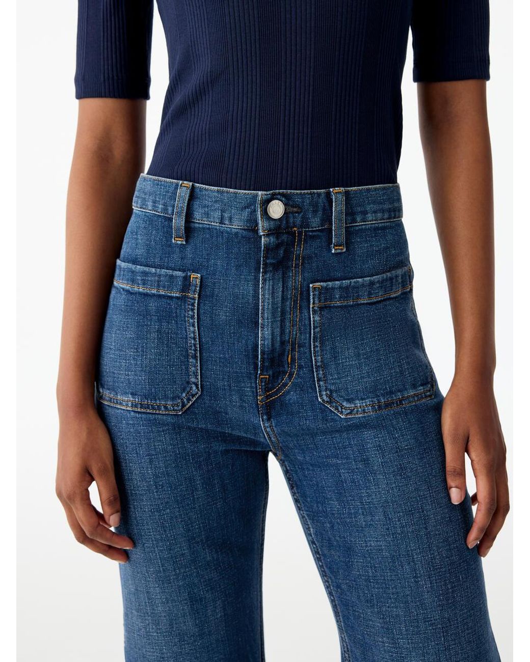 ARKET Blue Spruce Flared Jeans