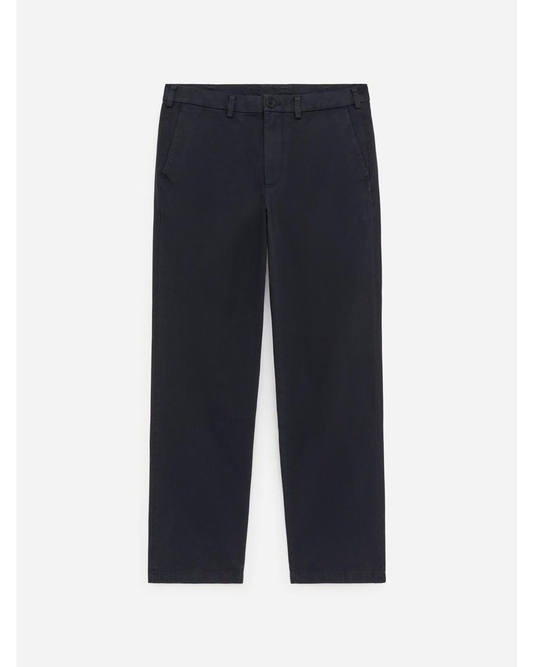 ARKET Blue Straight Cotton Chinos for men