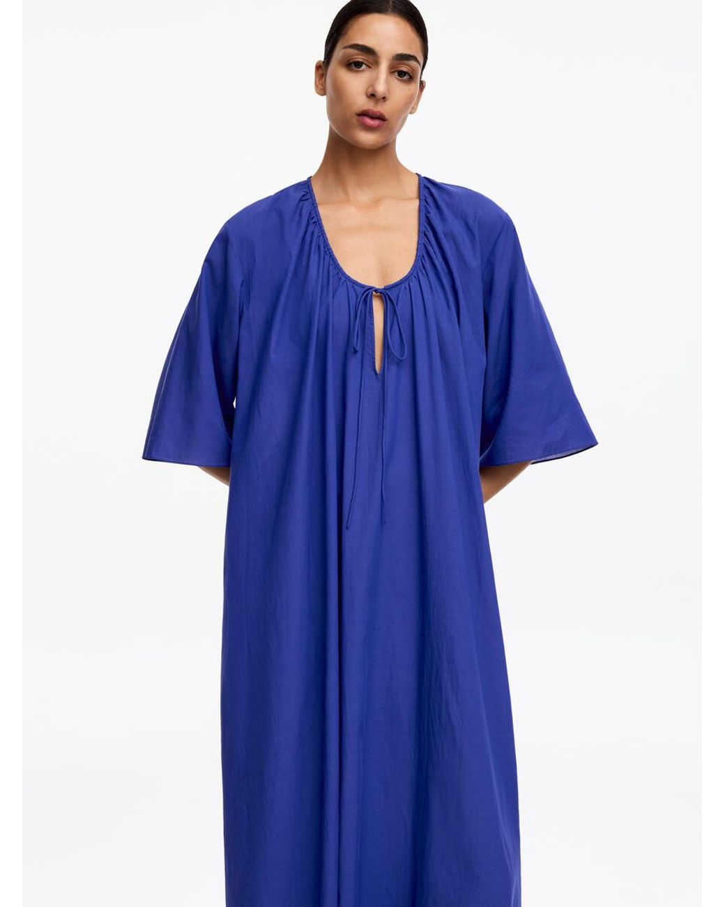ARKET Blue Lyocell Blend Beach Dress