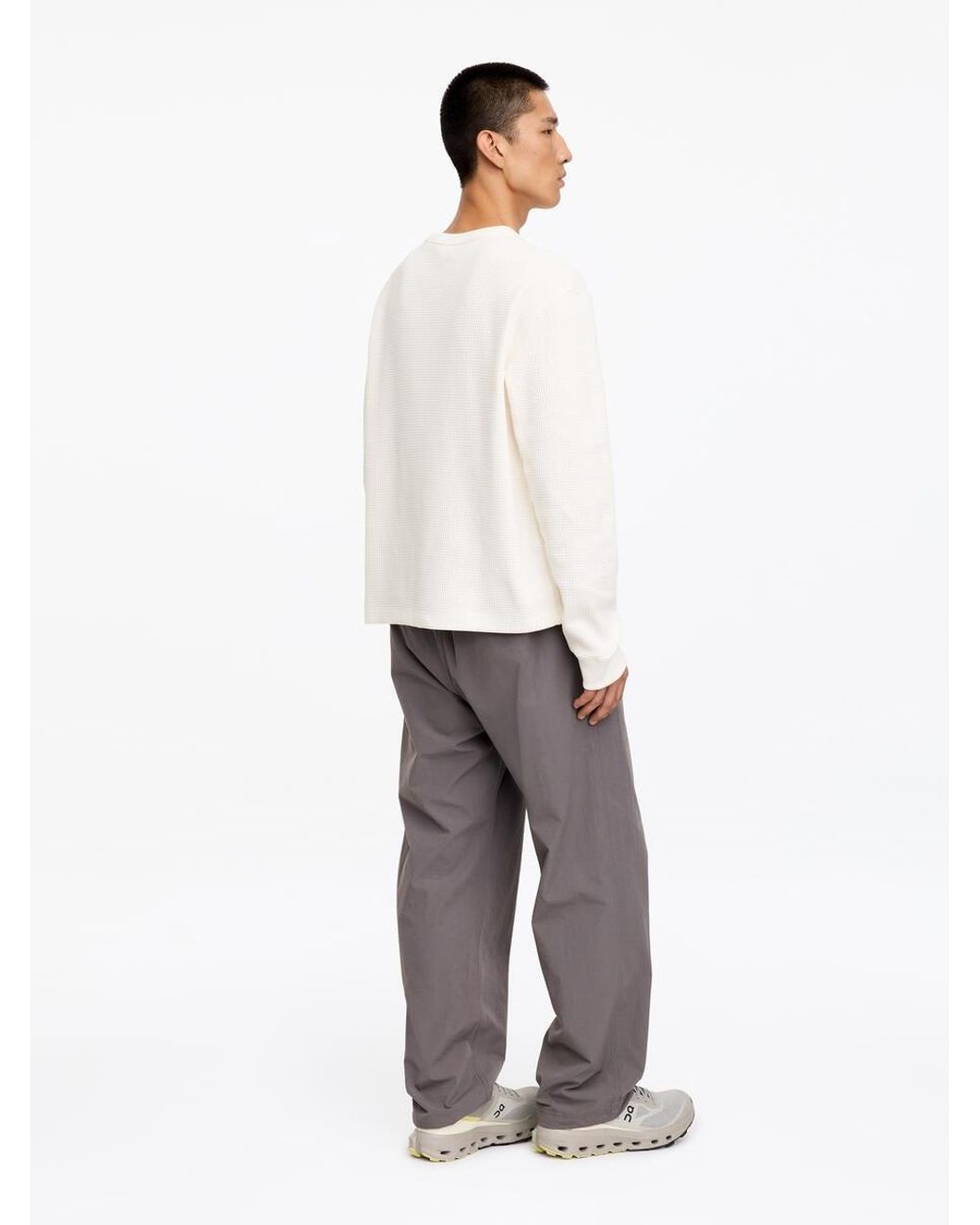 ARKET White Active Waffle Top for men