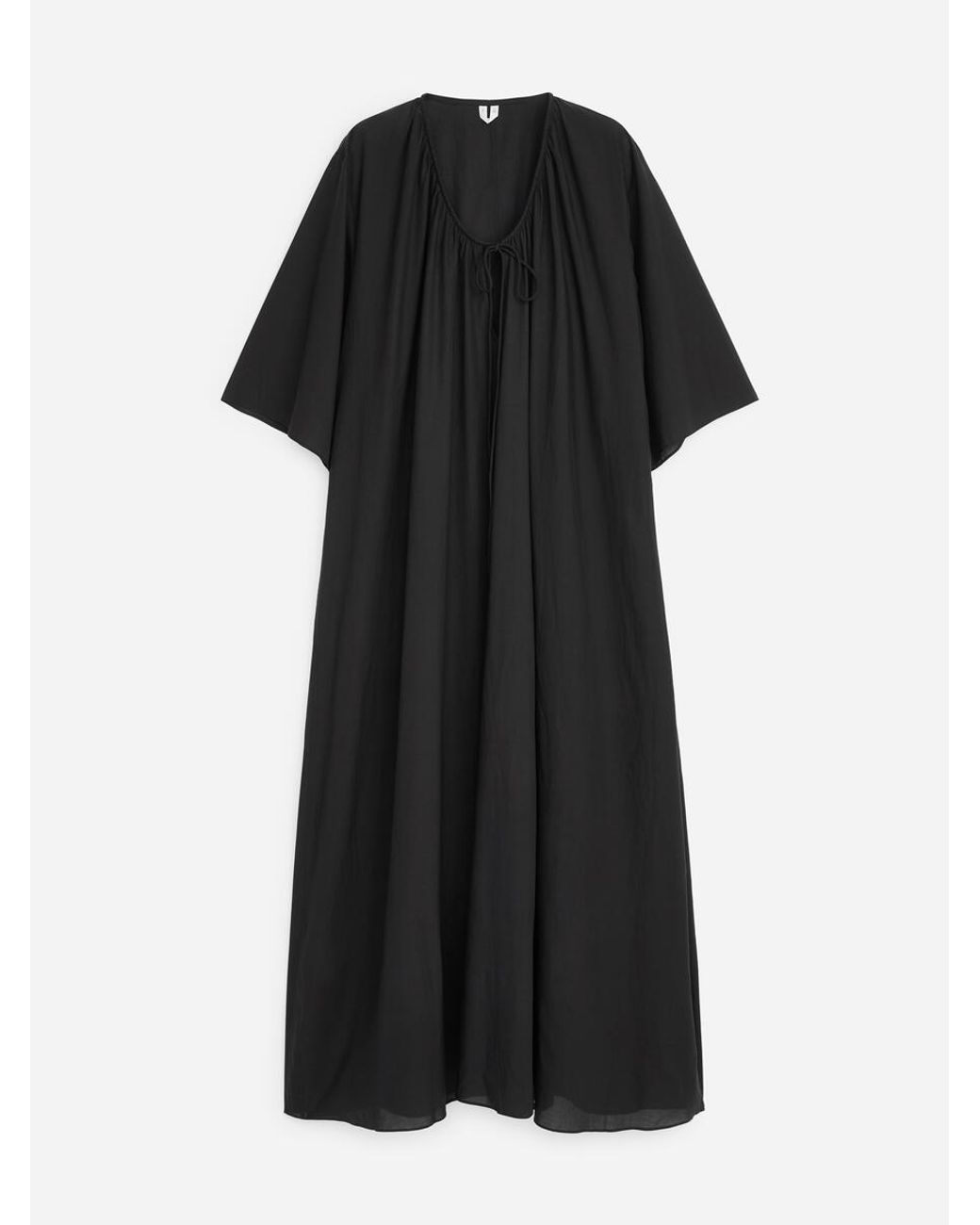 ARKET Black Lyocell Blend Beach Dress