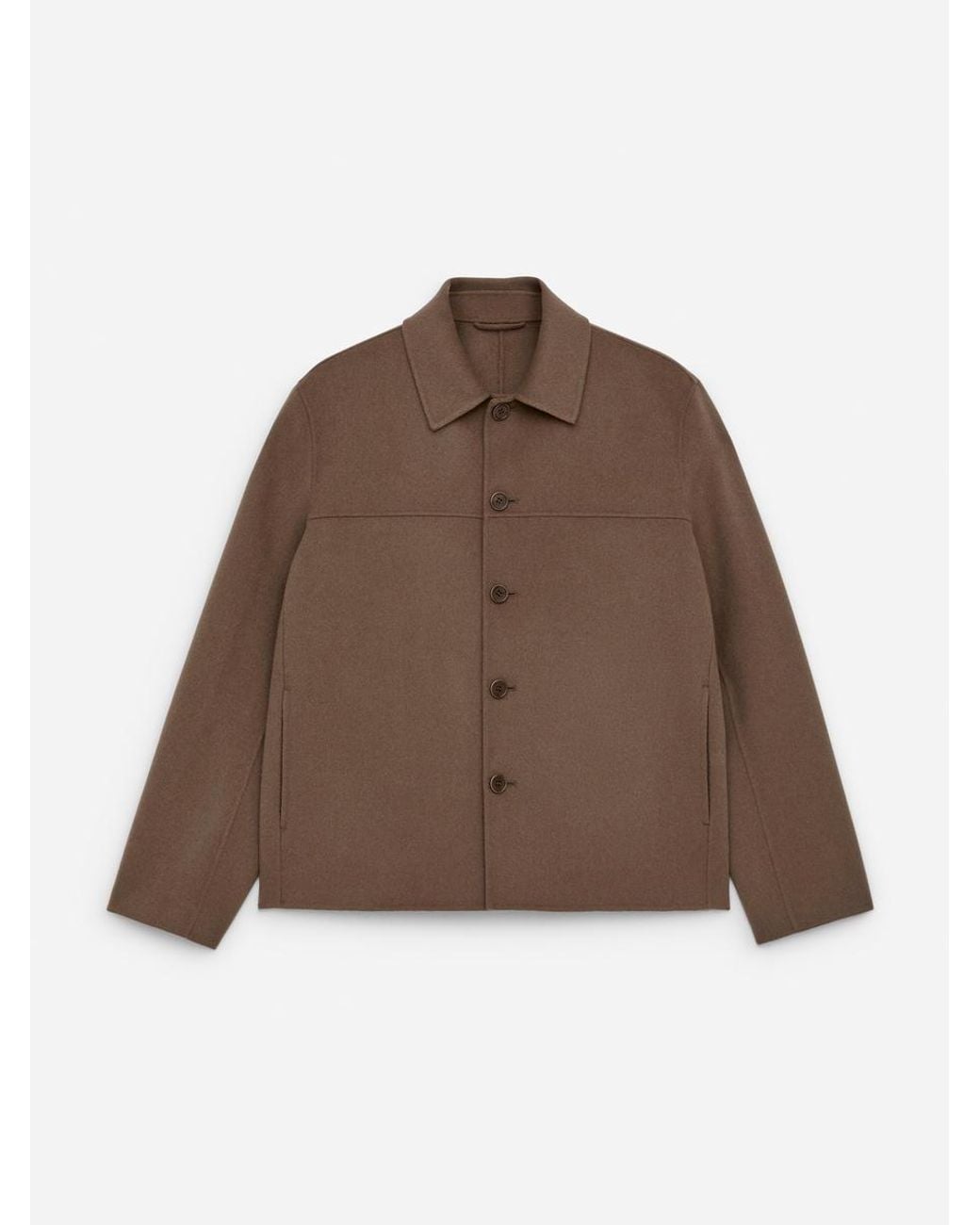 ARKET Brown Double-Face Wool-Blend Jacket for men