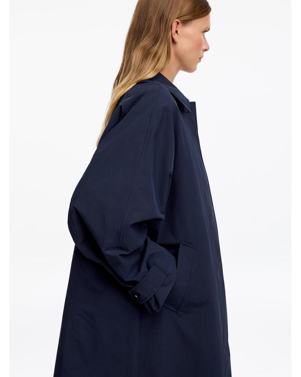 ARKET Blue Car Coat