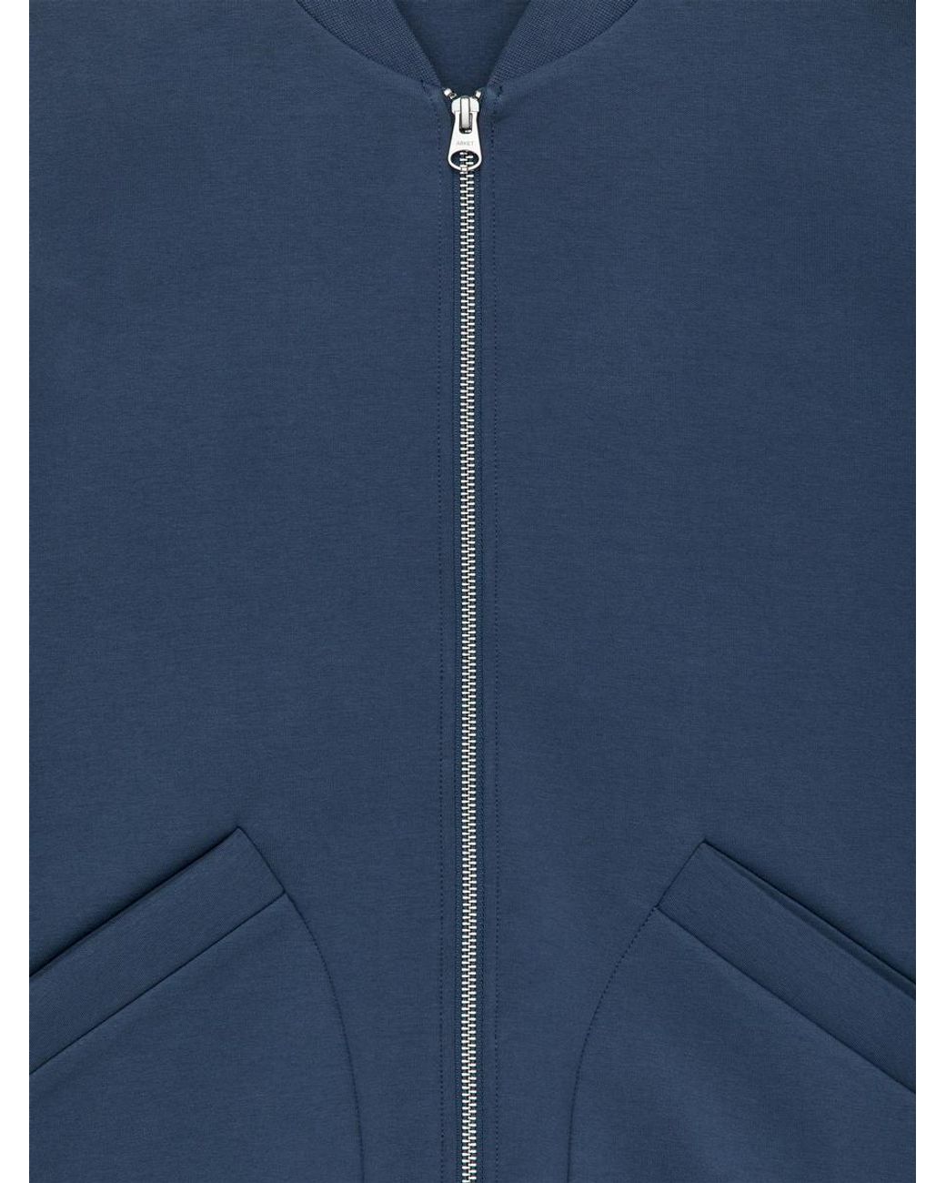 ARKET Blue Scuba Zip Jacket for men