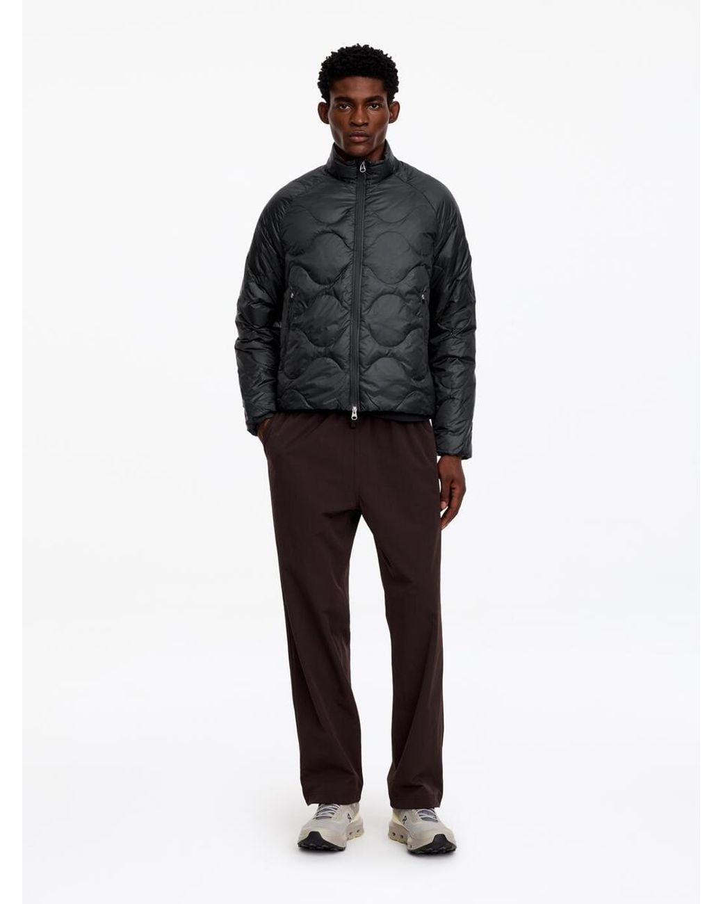 ARKET Black Ultralight Down Jacket for men