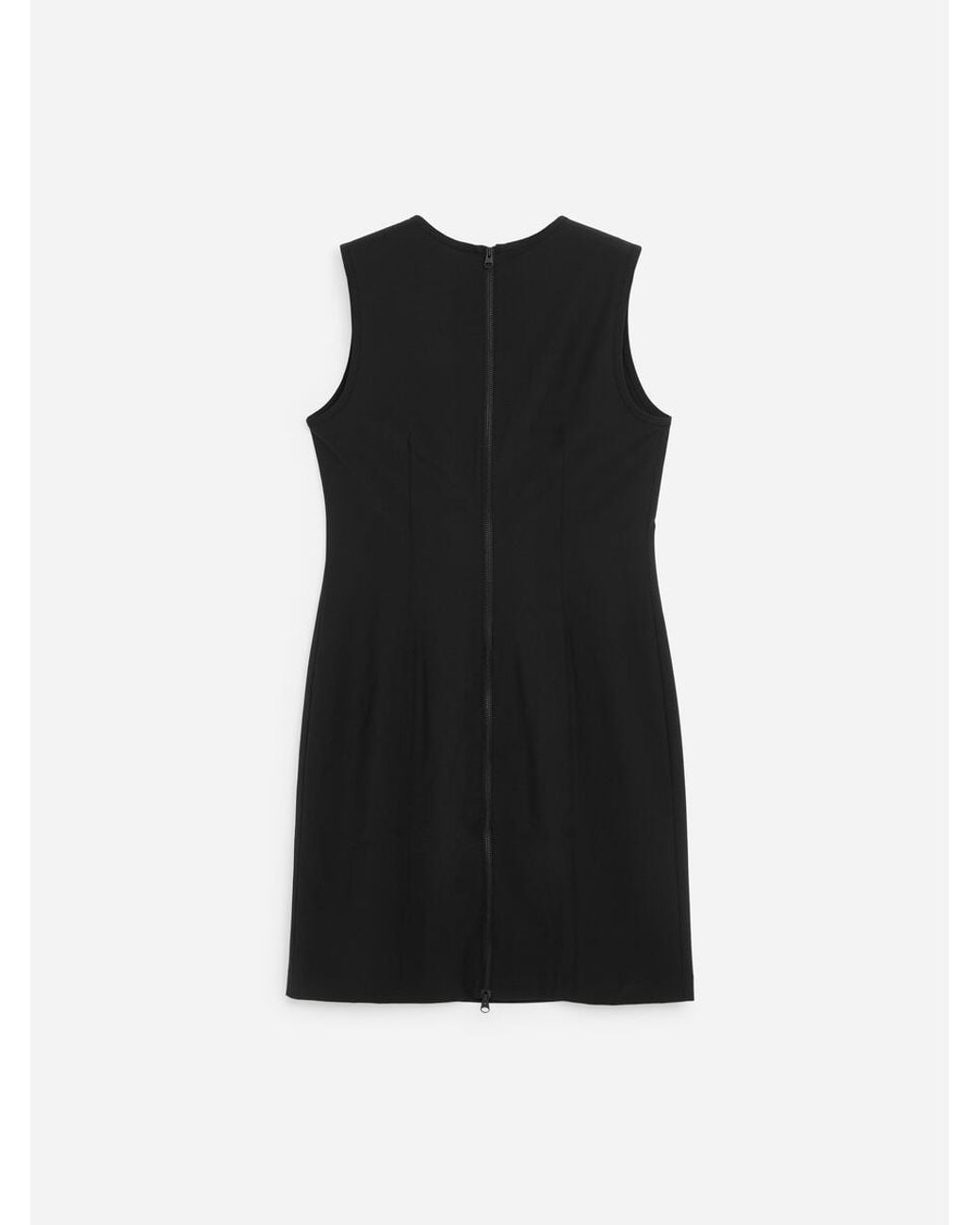 ARKET Black Wool-Blend Shift Dress