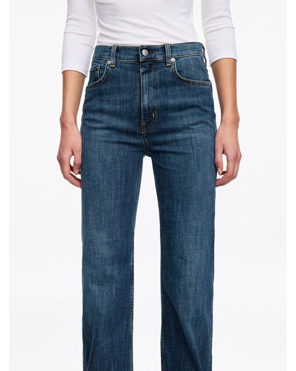 ARKET Blue Linden Bootcut Jeans