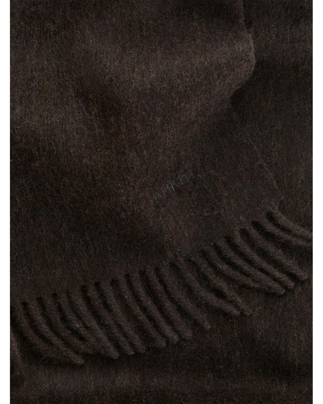 ARKET Brown Cashmere Scarf for men