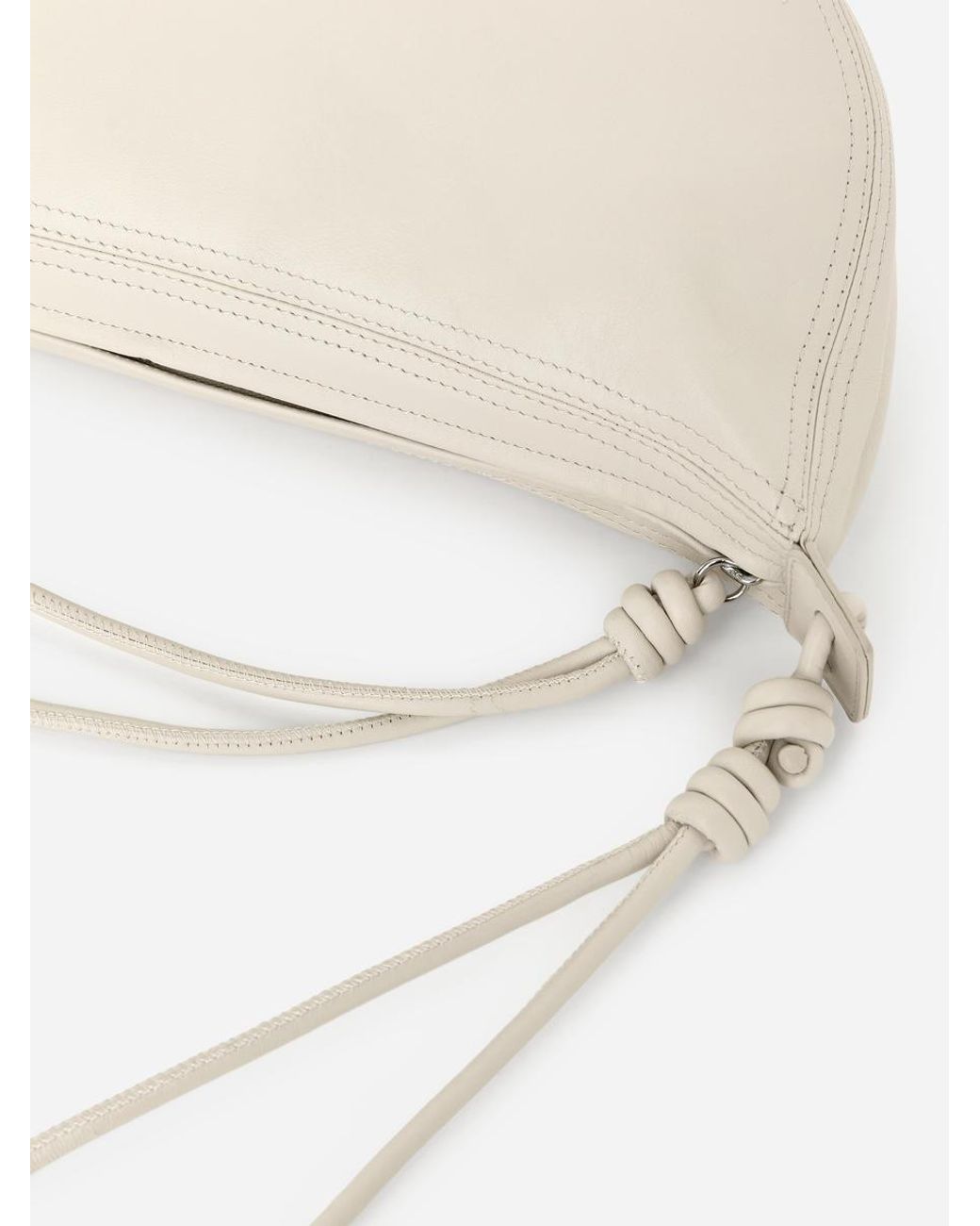 ARKET Black Crescent Leather Bag