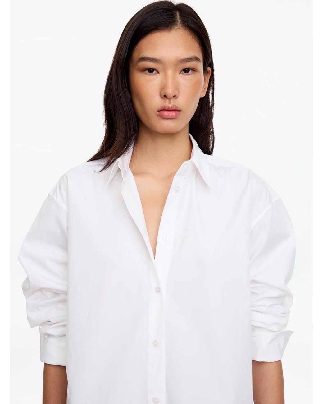 ARKET White Relaxed-Fit Poplin Shirt