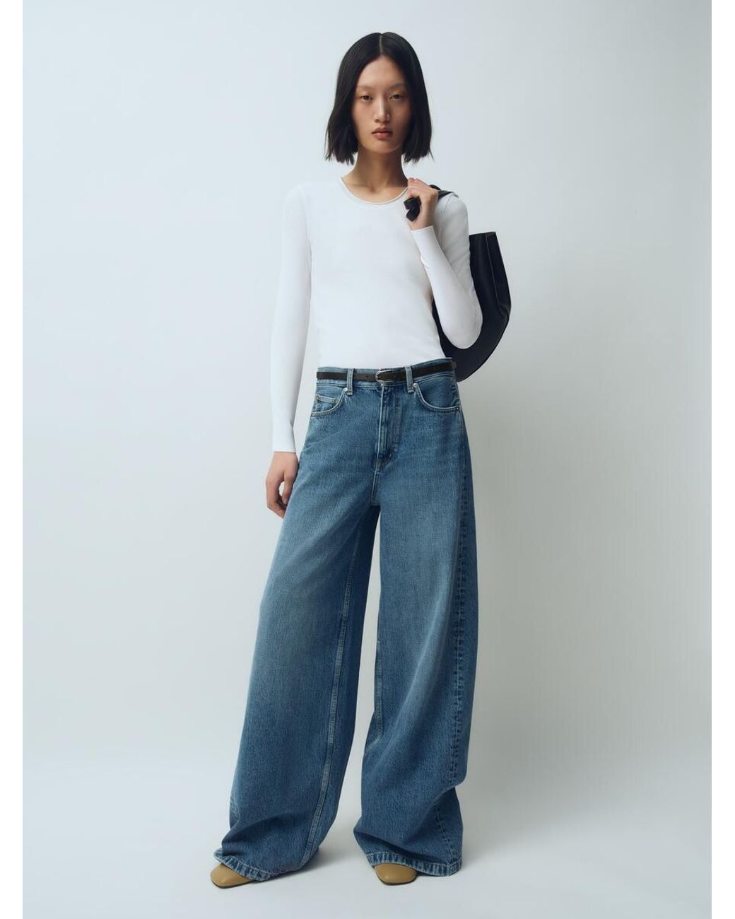 ARKET Blue Wide Jeans