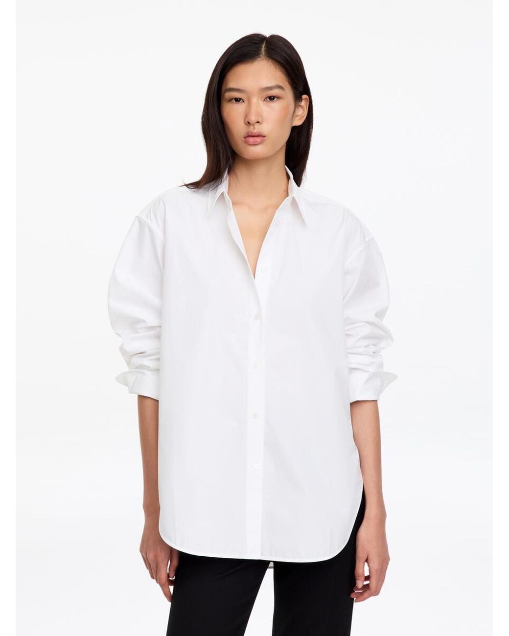 ARKET White Relaxed-Fit Poplin Shirt