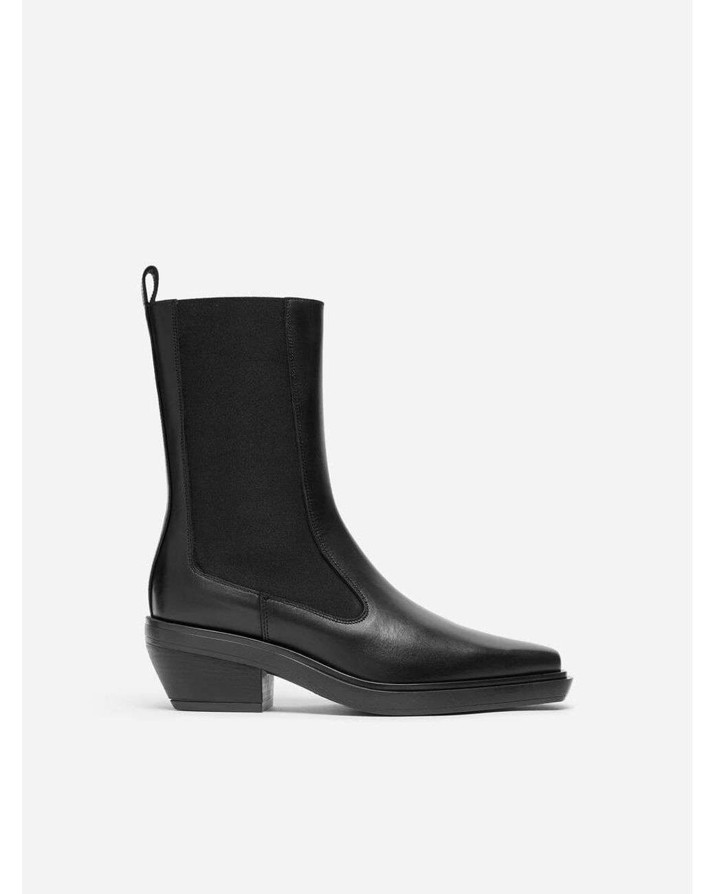 ARKET Black Leather Boots