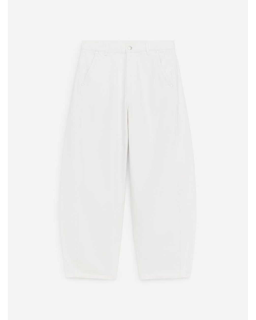 ARKET White Barrel-Leg Jeans