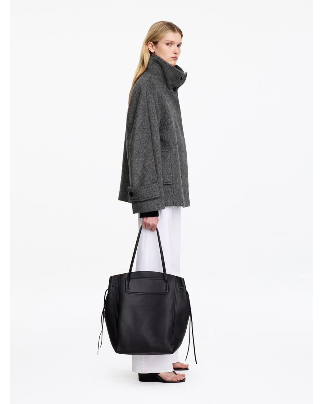 ARKET Gray Wool-Alpaca Blend Jacket