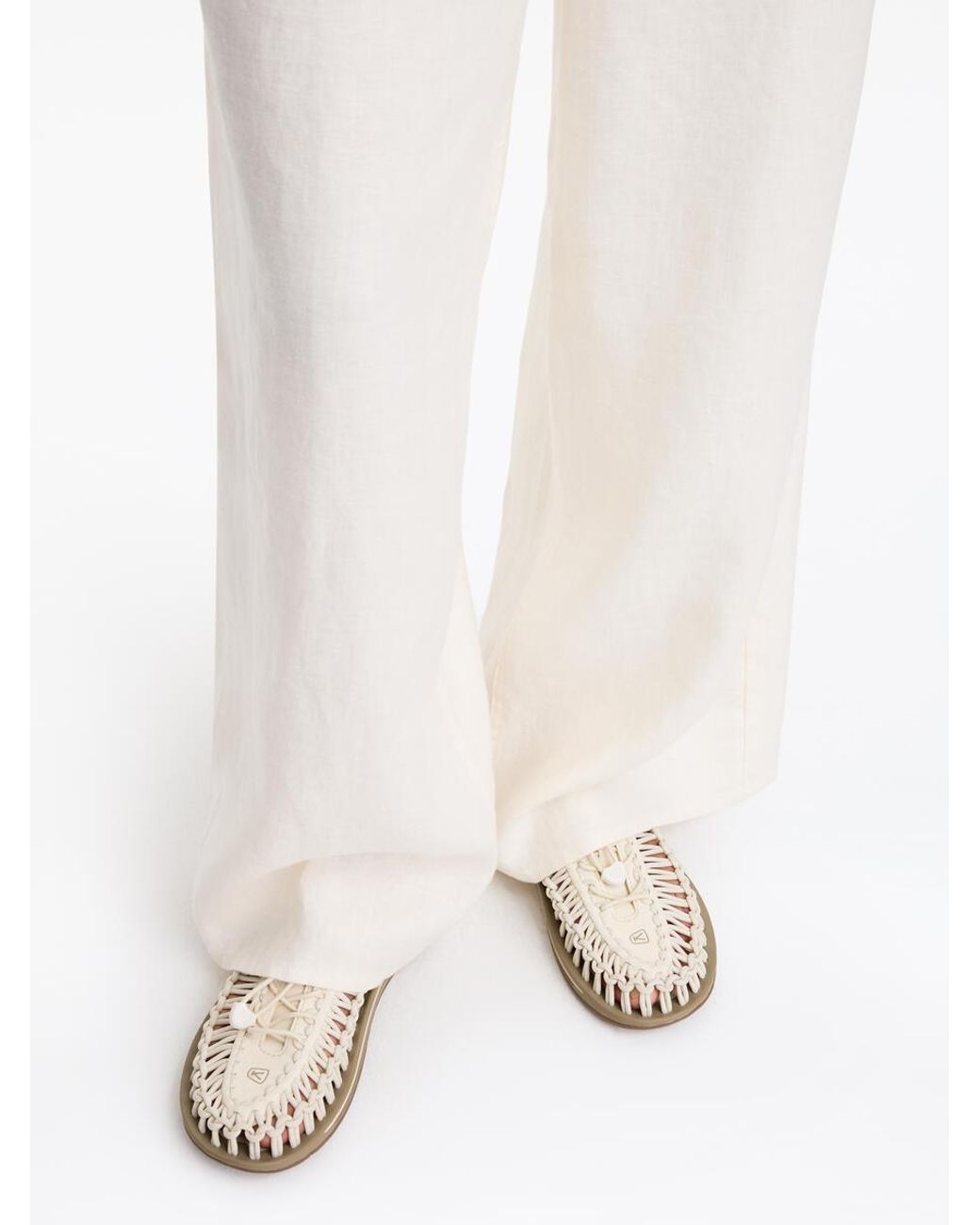 Keen White Uneek Sandals