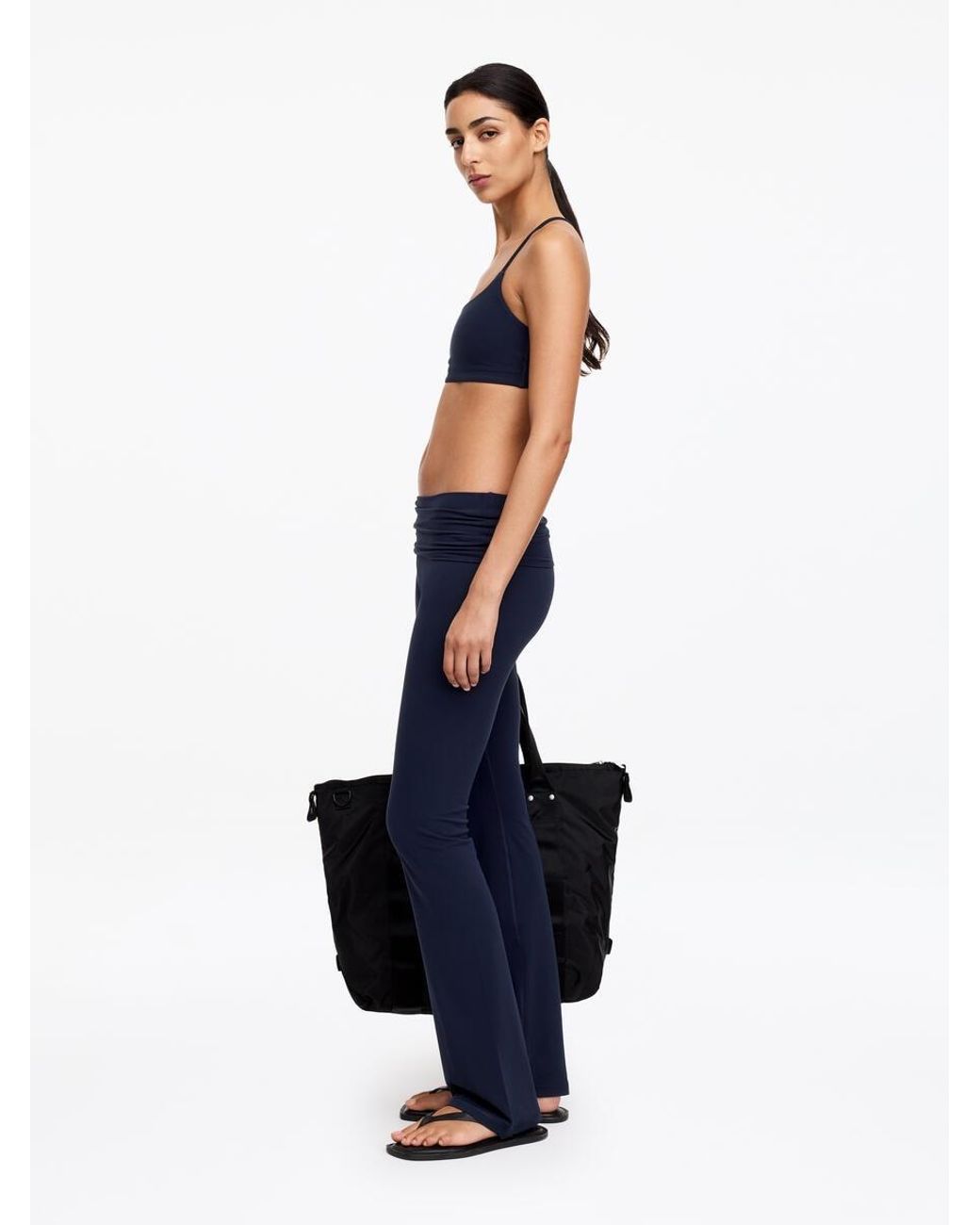 ARKET Blue Flared Leggings