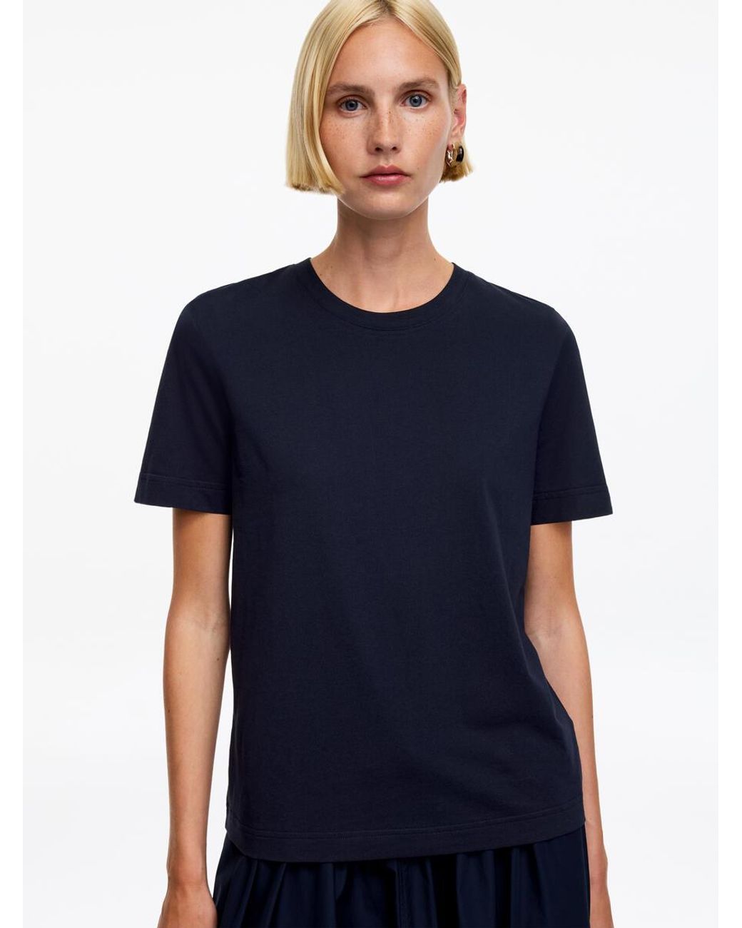 ARKET Blue Signature Short-Sleeve T-Shirt
