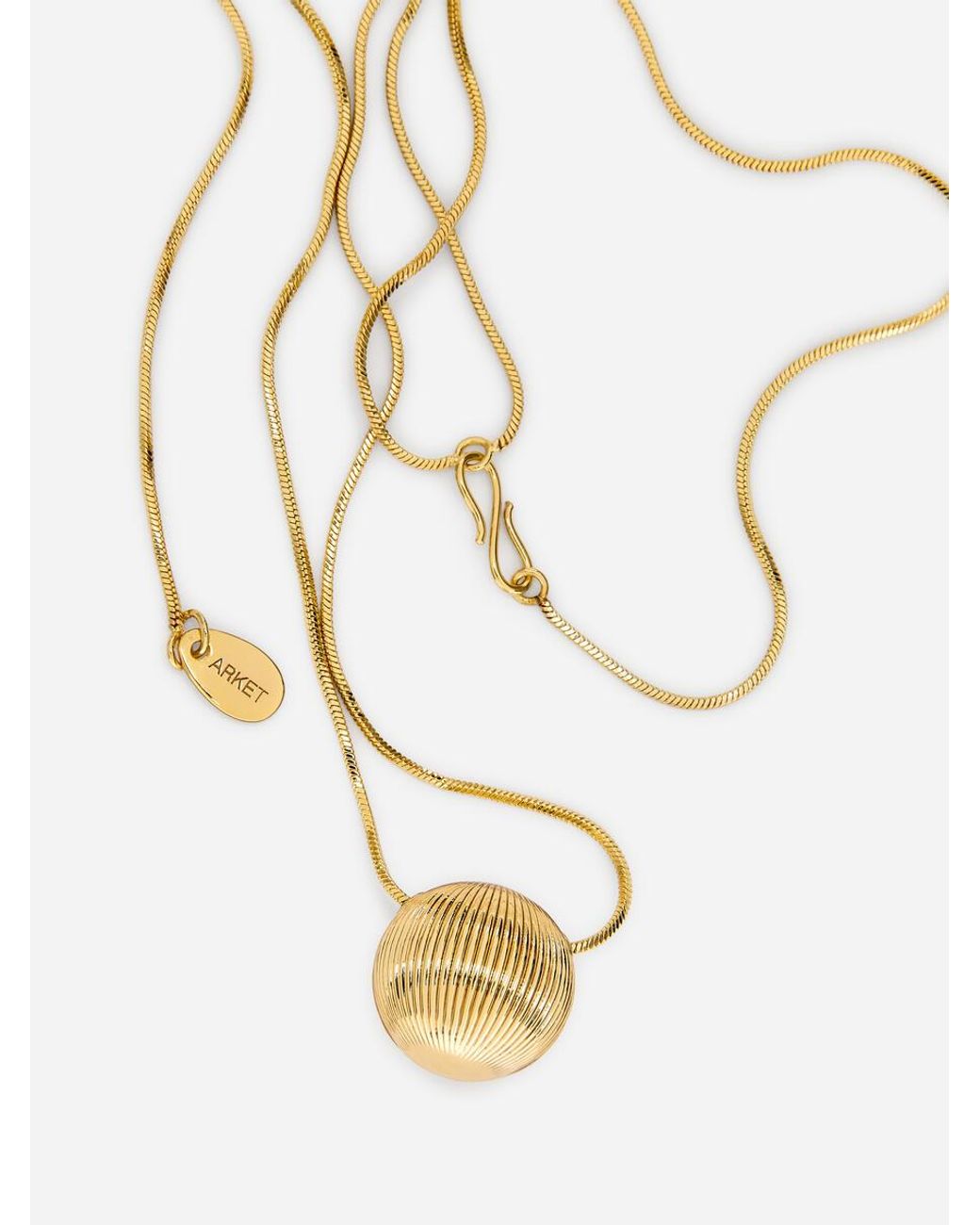 ARKET Black Pendant Necklace