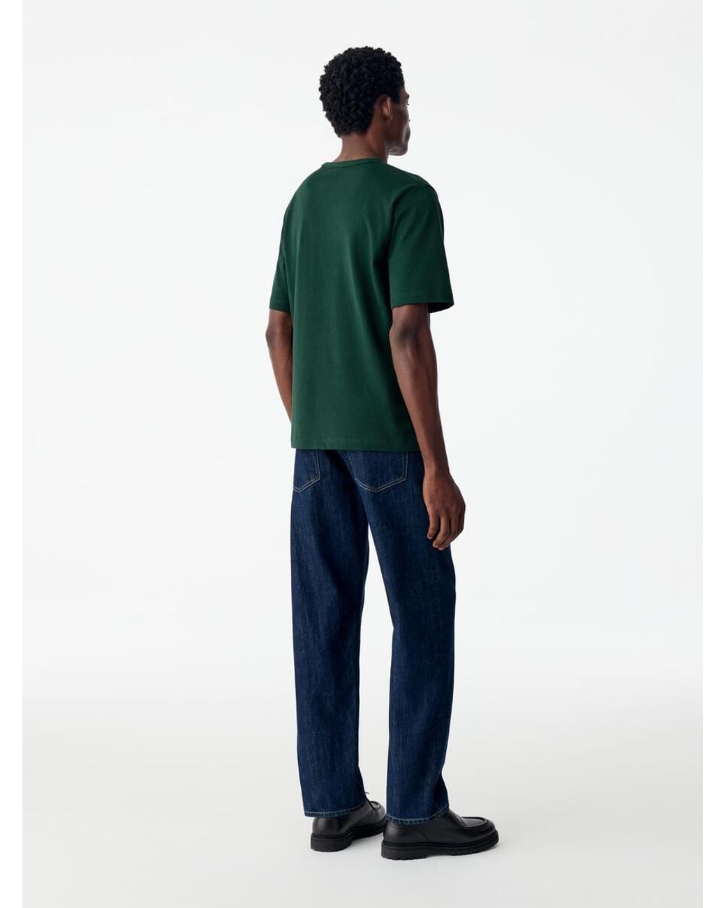 ARKET Green 270 Gsm Oversized T-Shirt for men