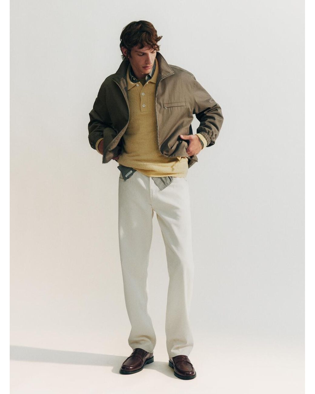 ARKET White Ocean Loose Jeans for men
