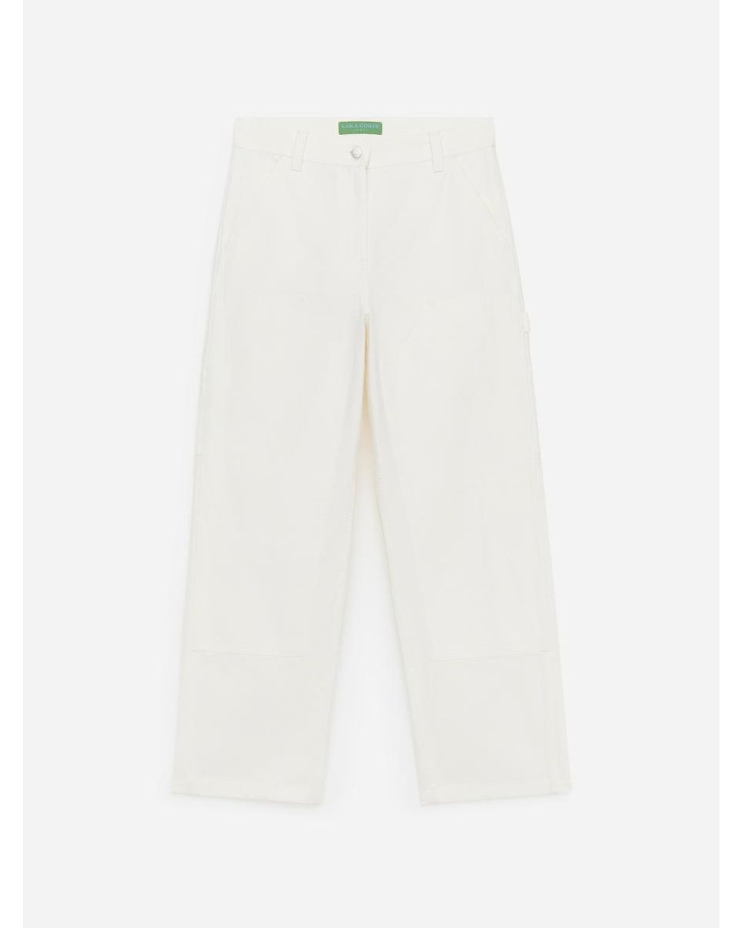 ARKET White And Laila Gohar Work Trousers