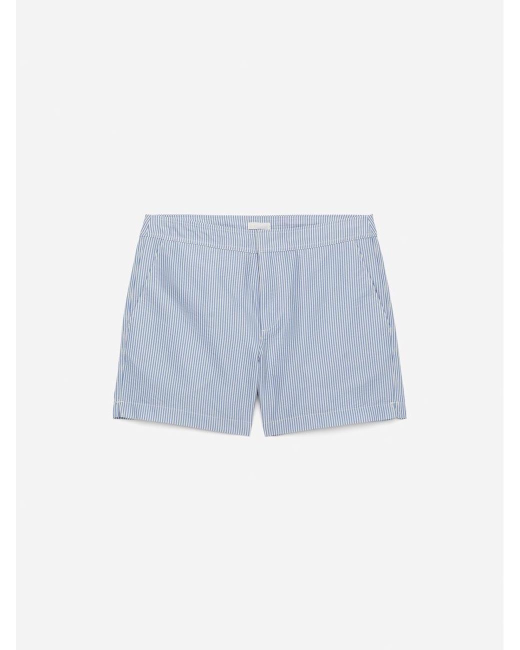 ARKET Blue Seersucker Swim Shorts for men