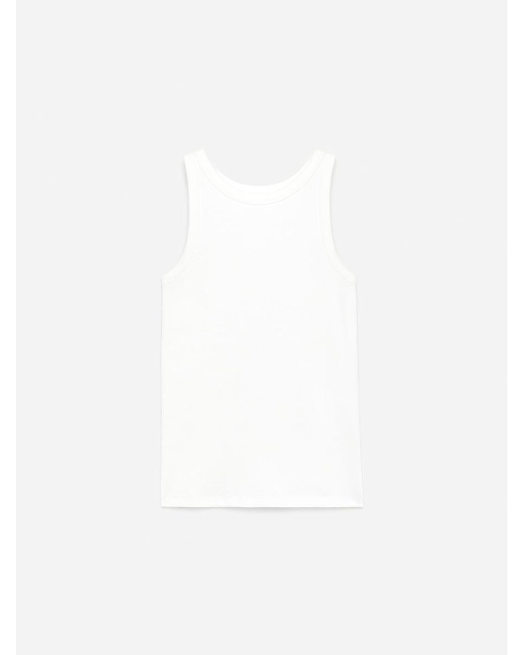 ARKET White Rib Tank Top