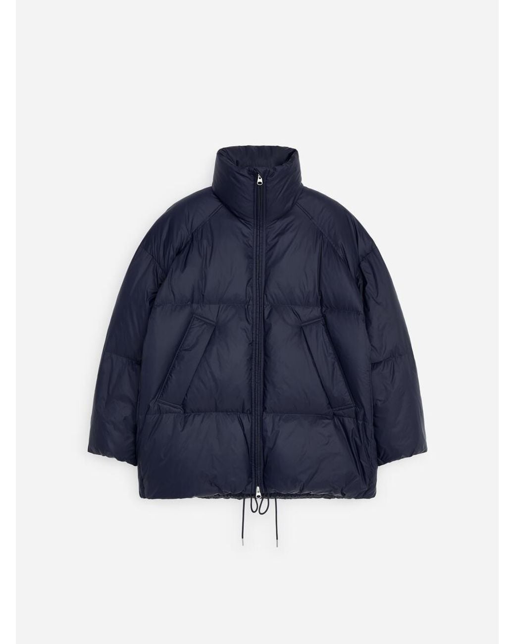 ARKET Blue Upcycled Down Puffer Jacket