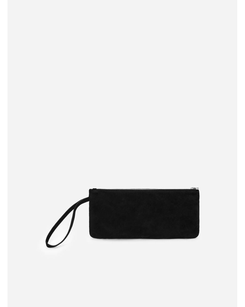 ARKET Black Suede Travel Slippers